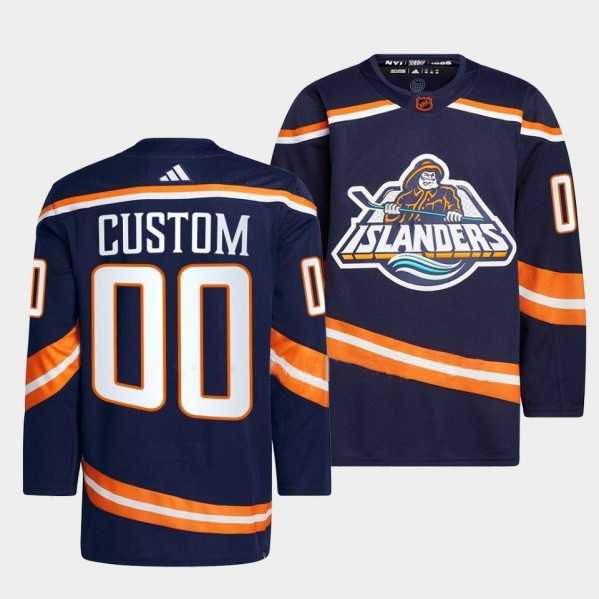 Men's New York Islanders Custom 2022 Navy Reverse Retro 2.0 Stitched Jersey,We sell and wholesale Men's New York Islanders Custom 2022 Navy Reverse Retro 2.0 Stitched Jersey on line form chian!